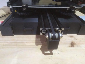dual Schubladenfront ender 3 doble cajon 3d-Drucker Teile creality Schublade 3d print model - Mito3D