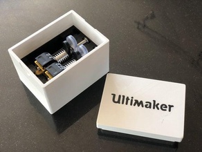 yet another ultimaker printcore holder 3d printer accessories nozzle storage 3d print model - Mito3D