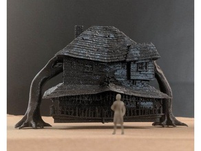 monster house de 2006 las estructuras edificios halloween horror casa película estructura 3d print model - Mito3D