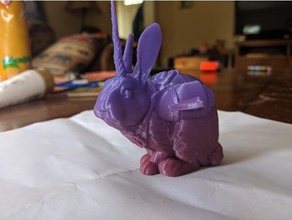 jetpack bunnicorn sculptures 3d print model - Mito3D