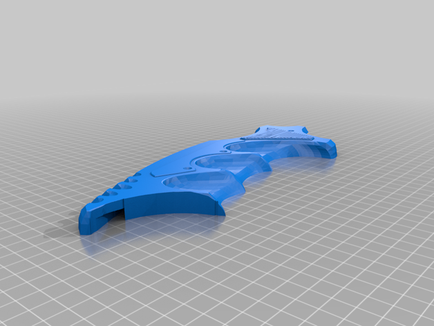 karambit csgo cuchillo de 6 piezas juegos 3D print model - Mito3D