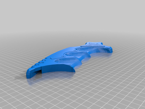 karambit csgo knife 6 parts games 3d print model - Mito3D