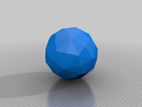 disdyakis triacontahedron dé 3d print model - Mito3D