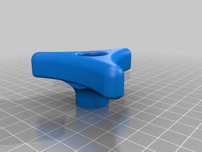 il mio personalizzato liscia n' curvy stelle knob1 4 parti su misura 3d print model - Mito3D