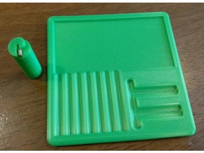 locksport pinning tray follower tool holders & boxes 3d print model - Mito3D
