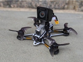 tinyhawk freestyle firefly tpu cam mount r c vehicles emax hawkeye micro tiny whoop 3d print model - Mito3D