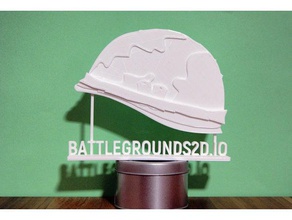 battlegrounds2dio-logo Spiele fortnite Spiel logo pubg 3d print model - Mito3D