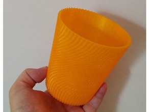 becher-Tasse Kunst becher cup Spirale 3d print model - Mito3D
