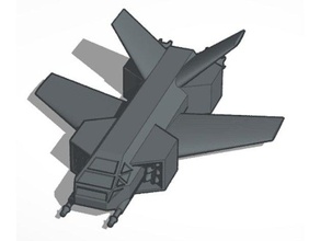 smooth amur 3d printing rpg spaceship starfinder 3d print model - Mito3D