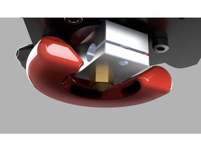 anycubic kossel delta fanduct extreme3 Impresora 3d de las piezas plus refrigeración conducto ventilador hotend boquilla enfriamiento 3d print model - Mito3D