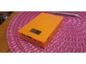 usb power bank 4 18650 cell powerbank 3d print model - Mito3D