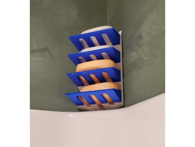 sapone doccia rack bagno mensola accessori il piatto di 3D print model - Mito3D