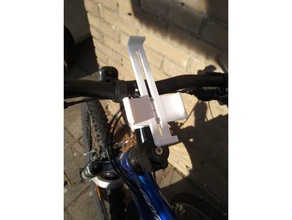 adjustable phone mount mountainbike mi a1 mobile navigation pokemon go wizzards unite 3d print model - Mito3D