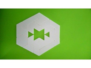 hexiamonds puzzle i hrexiamonds gioco matematico di 3d print model - Mito3D