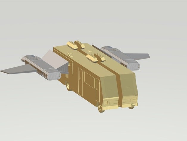 mel brooks spaceballs - bus vehicles space spaceball spaceship 3D print model - Mito3D