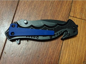 substituição clip pro ferro canivete partes clipe faca de bolso 3d print model - Mito3D