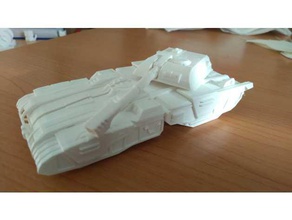2 Yıldırım tank planetside araç model planetside2 3d print model - Mito3D