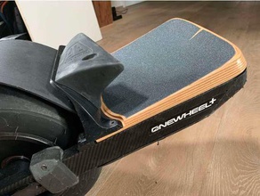 onewheel posteriore concava zampa sport & fitness all'aperto cnc volo pinne piede pad grip xr 3d print model - Mito3D