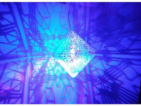 regular octahedron light decor led lightsaber new year xmas 3d print model - Mito3D