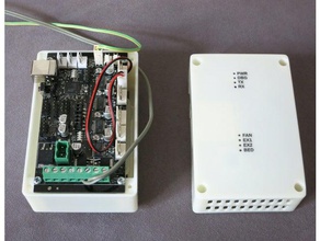 minitronics v20 board case led guide fan mount 3d printer parts reprap 3d print model - Mito3D