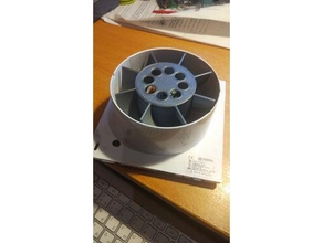 propeller fan dospel zefir rico 120 replacement parts impeller vent ventilation 3d print model - Mito3D