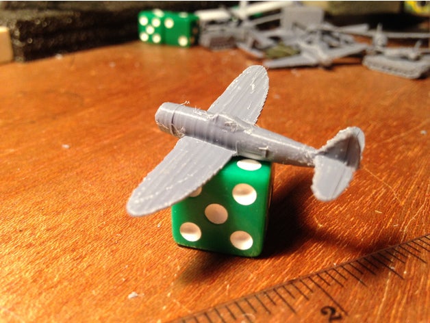 p-47d thunderbolt microarmor jeux 3D print model - Mito3D