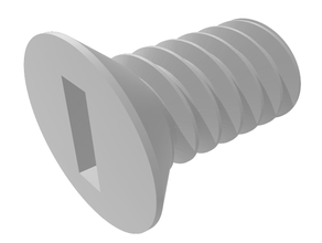 panavise 1 4-20 flat head screw Teile Zoll schraube Schraube zoll 3d print model - Mito3D