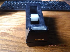scotch c-38 desk tape dispenser pin replacement parts 3d print model - Mito3D