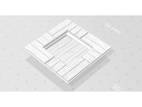 2x2 Fliesen Treppen Gebäude & Strukturen openforge 2 towne tudor 3d print model - Mito3D