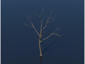 ağaç binalar ve yapılar manzara model organik 3d print model - Mito3D