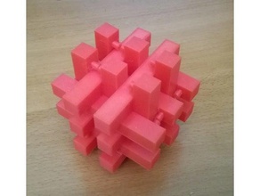 3d puzzle puzzles teaser de cerveau openscad 3d print model - Mito3D