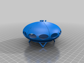 futuro house buildings & structures 3d print model - Mito3D