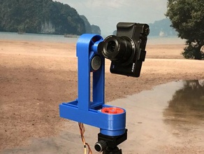 robô cardan de alta resolução, panoramas câmera 28byj-48 arduino gigapan panorama 3d print model - Mito3D
