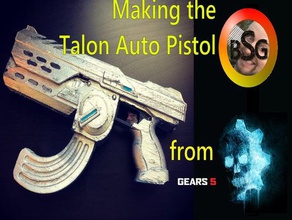 talon auto pistol gears war 5 video games 3d print model - Mito3D