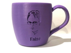 false mug fixed - dwight schrute containers cup dwigt shrute funny meme office ofice 3d print model - Mito3D