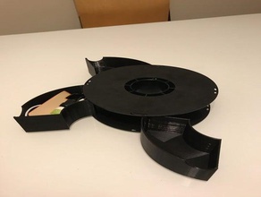 hatchbox filamento de spool gavetas A impressão 3d gaveta a caixa armazenamento organizador da ferramenta 3d print model - Mito3D