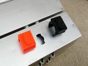 el plegamiento de la tablilla acampar tabla giro clip deporte y al aire libre 3d print model - Mito3D