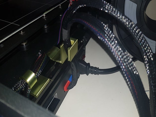 anycubic chiron cabo de clipes Impressora 3d acessórios 3D print model - Mito3D