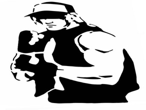 terry stencil 2d art fatal fury fighter gioco super smash bros 3d print model - Mito3D