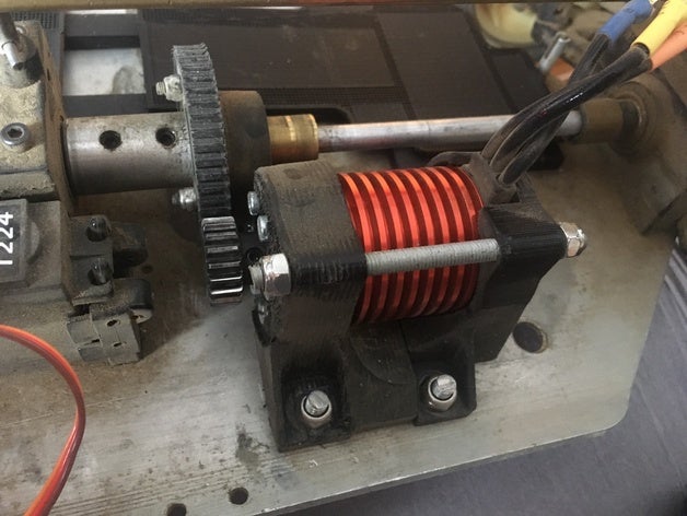 rc 3650 montagem do motor nitro conversão eléctrica r c veículos 3D print model - Mito3D
