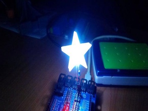 led star electronics light 3d print model - Mito3D