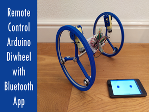 rc arduino diwheel elektronik bluetooth 360 füzyon h-köprü araba 3d print model - Mito3D