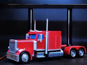 camión peterbilt vehículos 3d print model - Mito3D