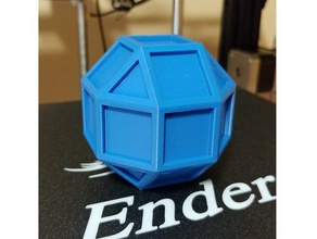 rombicubooctaedro rebajado matematik sanatı katı arşimet geometri çokyüzlülere kenar denir 3d print model - Mito3D