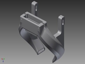 part cooling vent magnet led mount - compatible bullseye base 3d printer accessories creality ender ender3 3 3d print model - Mito3D