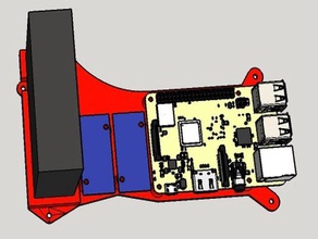pi atx caso adaptador 3d print model - Mito3D