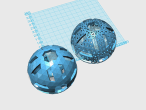 octahedral10v 2 3 4 12 21 22 30 57 58 59 65 66 74 75 math art dome geodesic sphere 3d print model - Mito3D