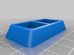 revised again 2x1 dice holder customized 3d print model - Mito3D