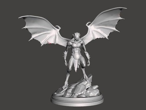 vampire lord monstrous strahd von zarovich creatures 28mm 28mmscale boss bossfight castlevania curse dd5e dnd dnd5e miniature dracula heroic scale horror large miniatures monster remix scary tpk vampires villain winged 3d print model - Mito3D