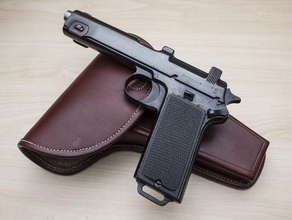 steyr hahn m1912 painéis de aperto esporte & ao ar livre apertos arma pistola punho 3d print model - Mito3D